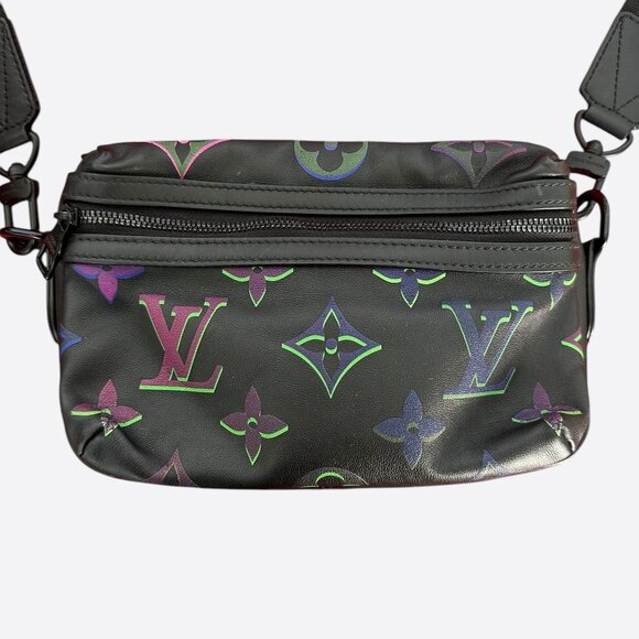 Louis Vuitton Black & Multicolor Monogram Comet Messenger PM - Picture 3 of 4